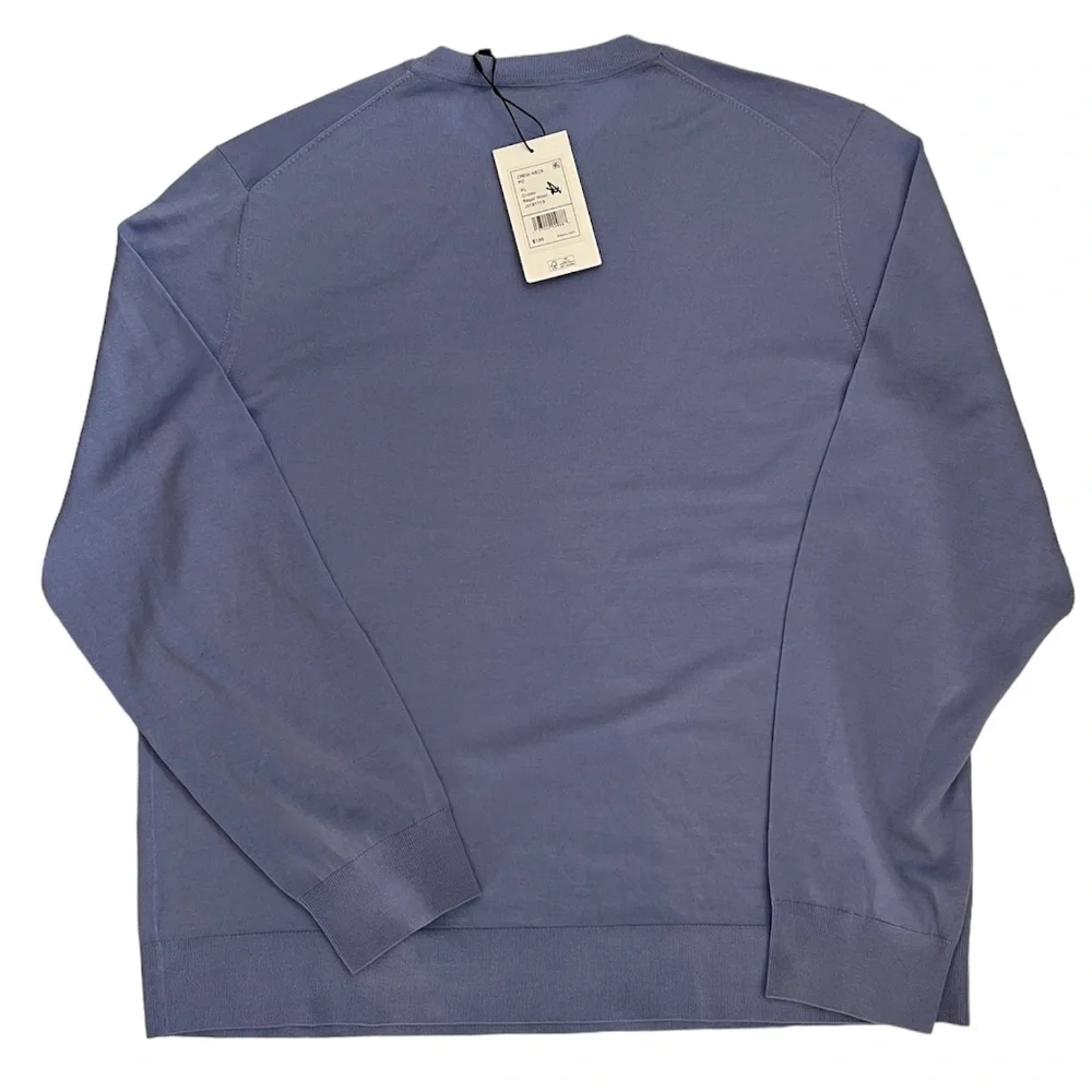 Theory Slim Fit Wool Sweater in Grotto (Periwinkle Blue) Size XL. NWT